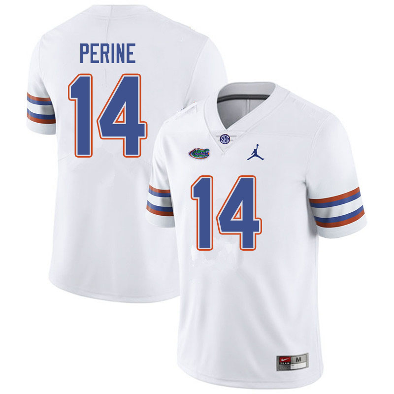 Jordan Brand Men #14 Lucas Krull Florida Gators College Football Jerseys Sale-White